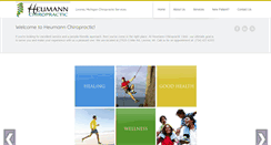Desktop Screenshot of heumannchiropractic.com